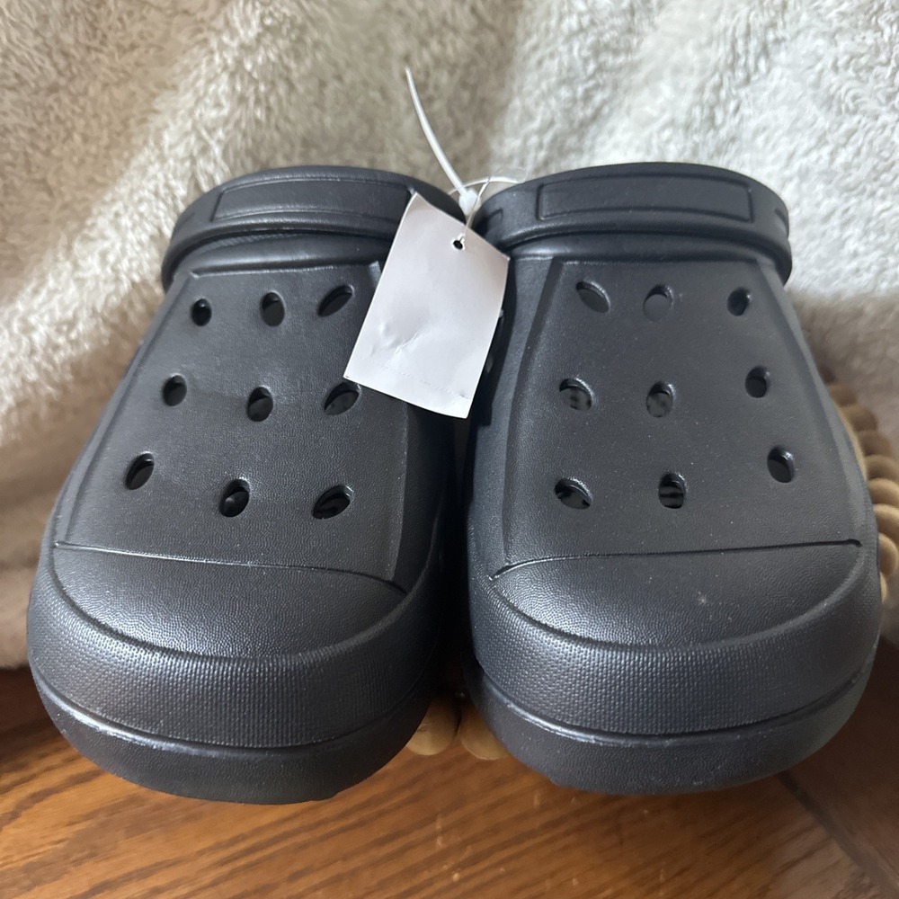 Rubber Clogs Slip-On Shoes Men,Women's 11/12 New Black